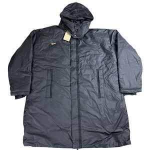 Nike Culture of Football Therma-FIT Soccer Parka Jacket Mens XL FZ0529-010 NEW